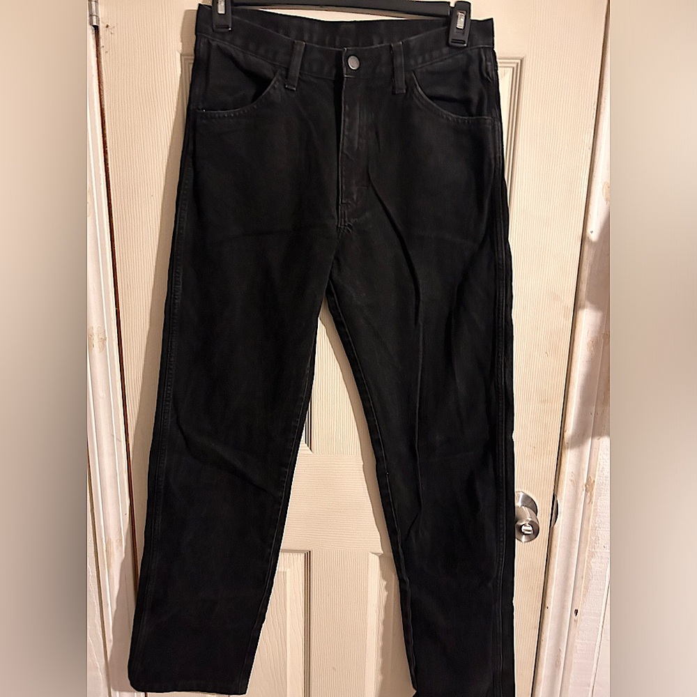 Black Rustler jeans